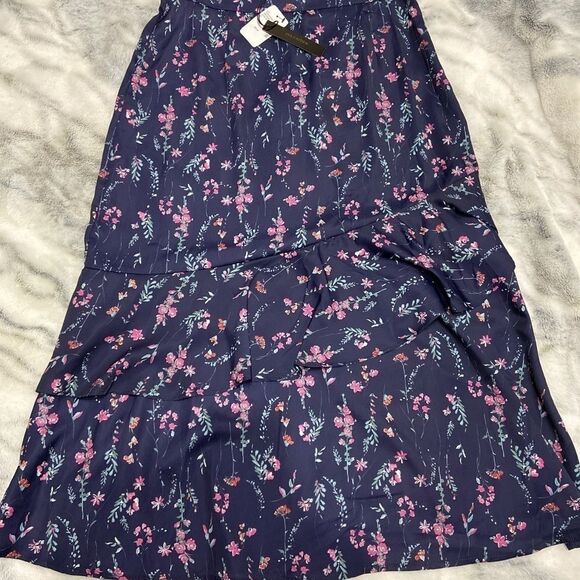 NWT Ava & Aiden ruffle floral skirt - Picture 2 of 3
